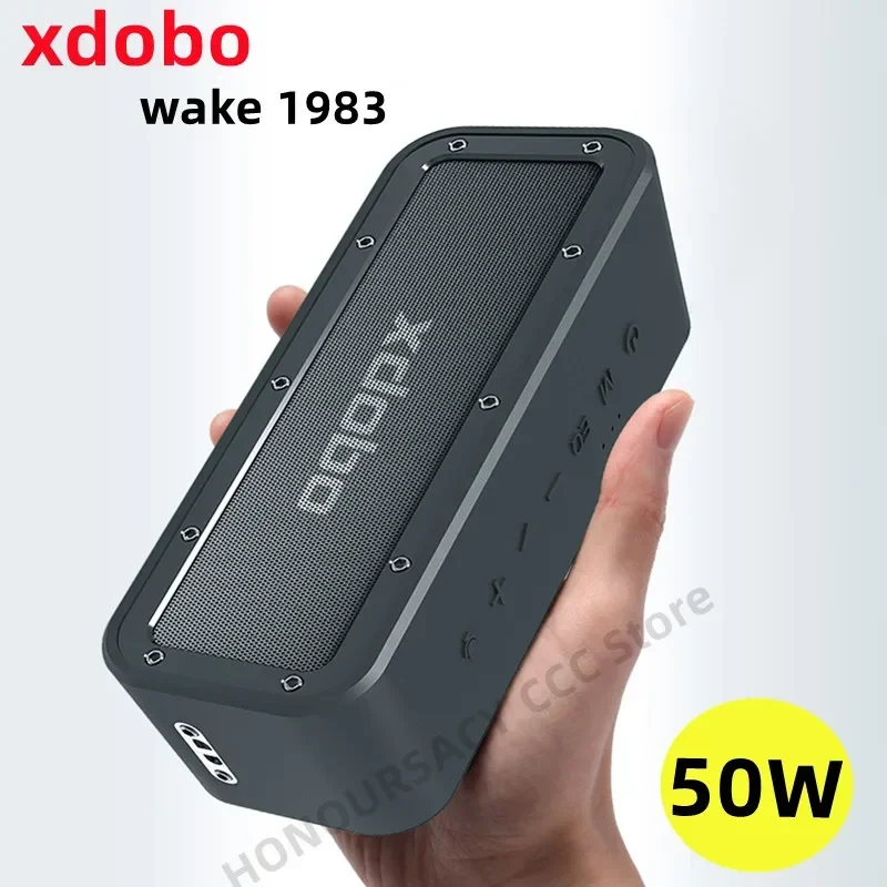 

XDOBO Wake1983 50W Bluetooth Speaker Portable Outdoor High-power Wireless Subwoofer Waterproof Sound Column Caixa De Som Boombox