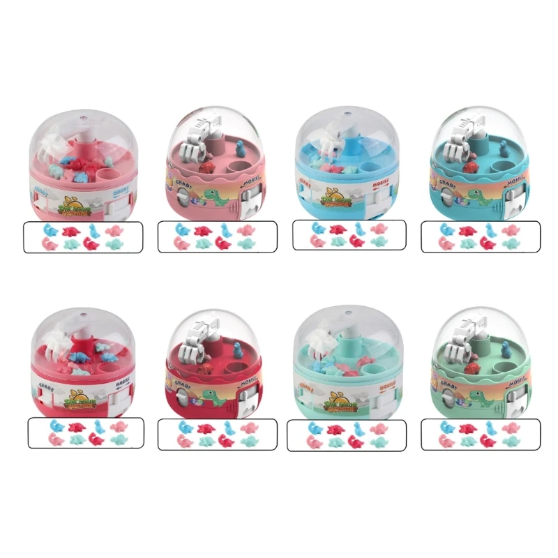 

Mini Dinosaurs Dispenser Fun Party Game for Children Girls Vending Machine Claw Grabber Gashapon for Toddlers Babies Dropship