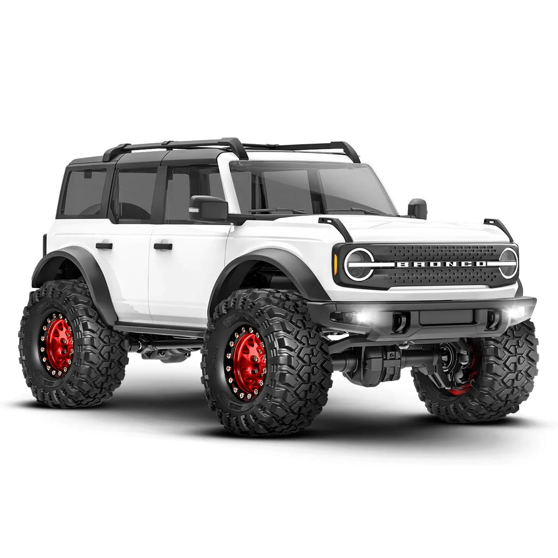 Comparaison des pneus de crawler 1.3 avec un modèle plus petit, lot de 4 pour TRX4M SCX24 FCX24 AX24