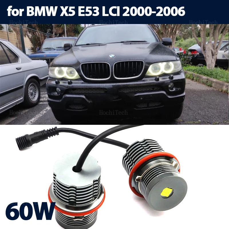

Габаритные огни Angel Eyes, сменсветильник фары для BMW X5 series E53 3.0i 4.4i 4.6is 4.8is m54 M62 N62 2000-2006