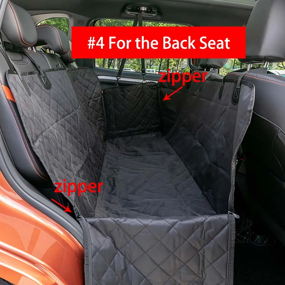 Pet Cat Seat Protector Mat Waterproof Dog Seat Cover for Car Auto Rear Nonslip Universal Safety Carrier For Outing Dogs
