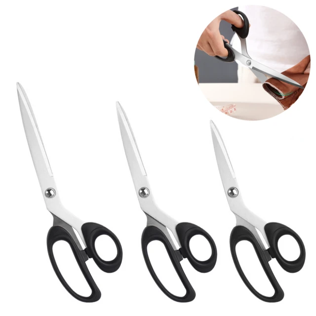 8 Inch Stainless Steel Sewing Special Large Scissors Professional Clothing  Cutter Shear Tailor Scissors for Fabric Leather DIY - AliExpress