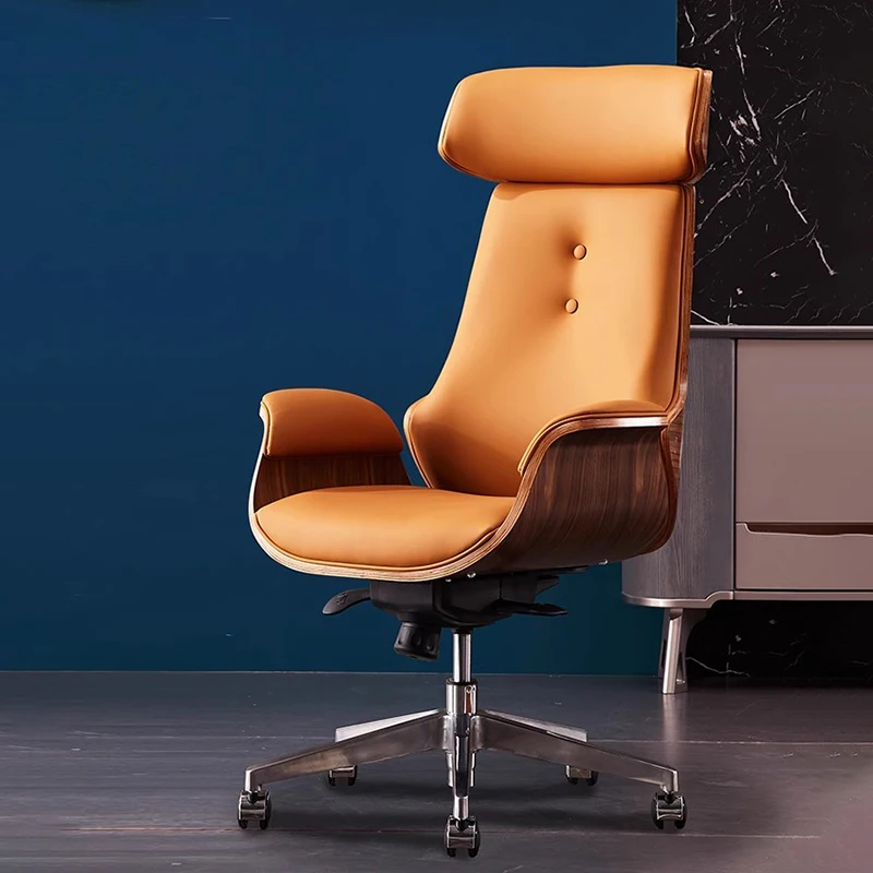 Computer Ergonomic Boss Chairs Mobile Recliner Luxury Comfortable Lounge Office Chair Swivel Sillas De Escritorio Furniture