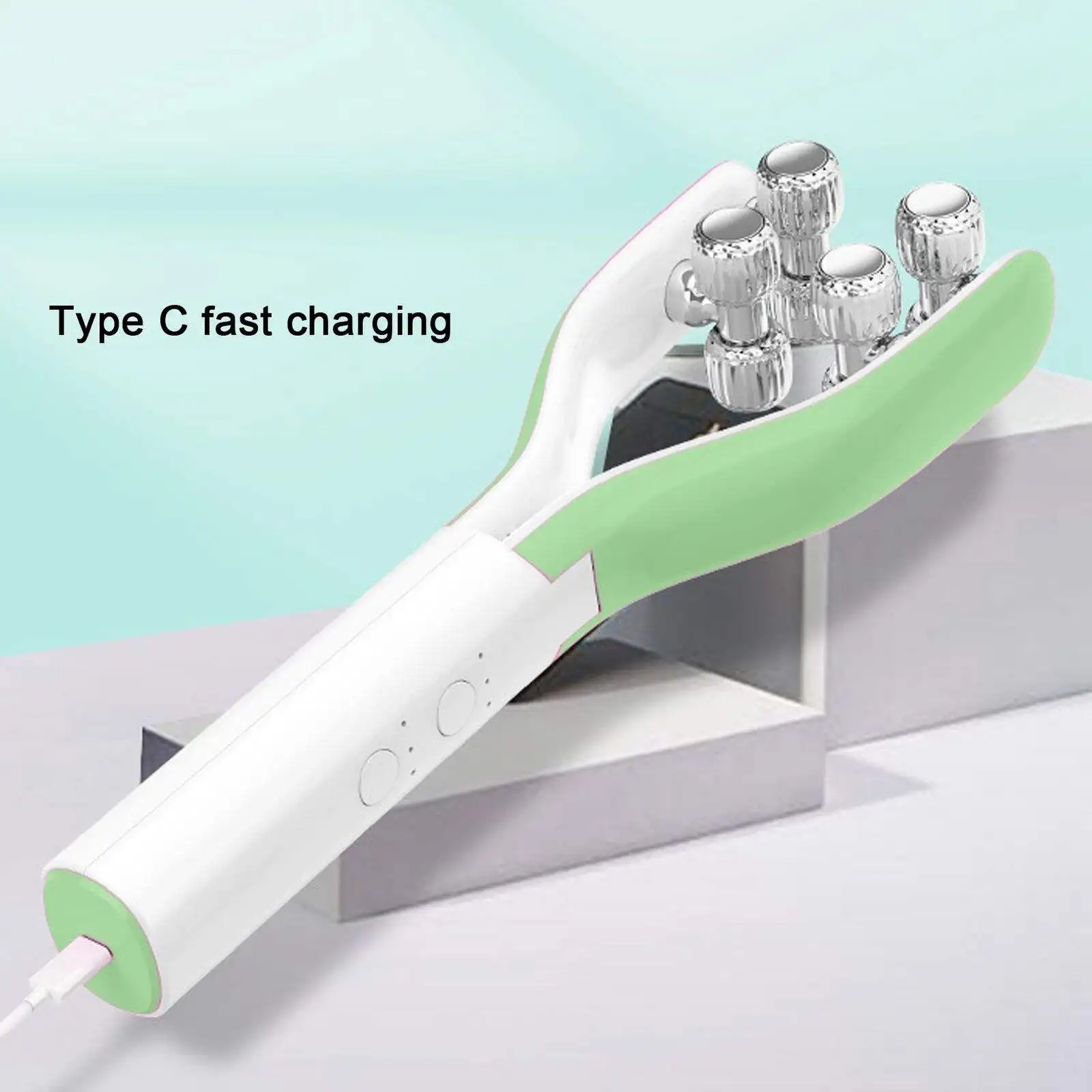 Elecrtic Facial Lifting Roller 3 Gear Skin Tighten V-line Face Lifting Massager Double Chin Wrinkle Removal Skin Care Tool 5