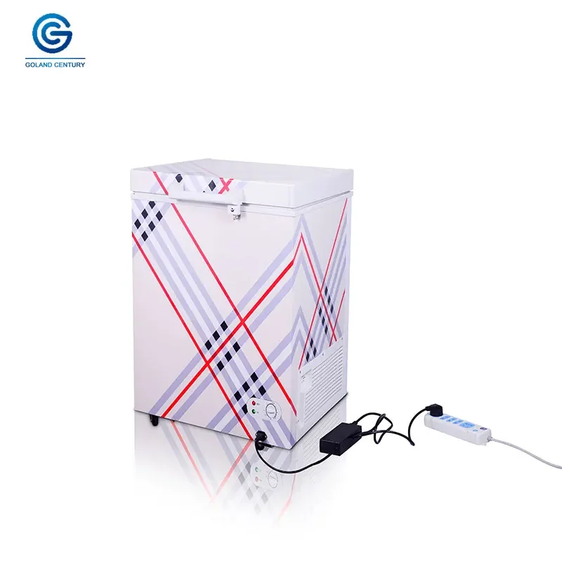 High Efficiency Single Door Solar Power Mini DC 12V 24V Solar Deep Refrigerator Fridge Freezer 68L 98L 110L 160L 208L 258L