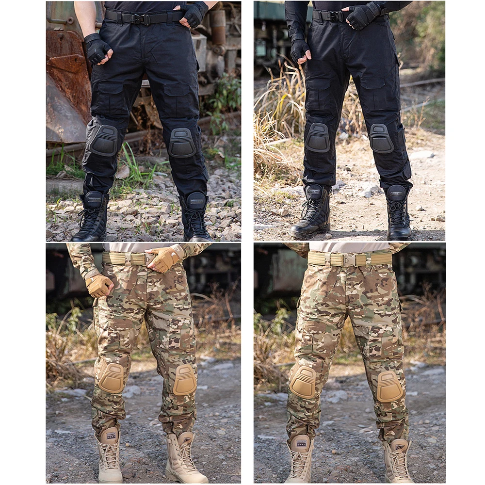 Combat Pants Camo Pants Men Combat Pants Tactical Sport Trousers Camouflage Multicam Trekking Hunting Clothes Outdoor Training Suit