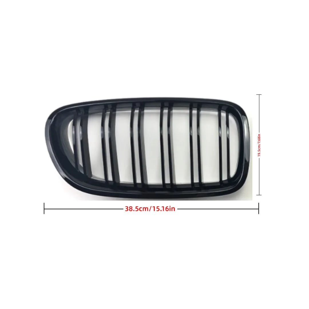 Fronter Einlassgitter Stoßstangengrill Mittleres Gitter Mesh Tuning Zubehör für BMW 5er F10 F11 F18 2010-2017 520i 528i 535i 530i – Detail 2