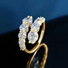3.26cttw All Moissanite Rings GRA Woman Sparkling Diamond Wedding Band Anniversary Engagement Ring 925 Sterling Silver Jewelry 2