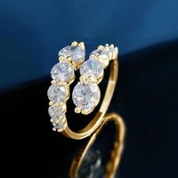 3.26cttw All Moissanite Rings GRA Woman Sparkling Diamond Wedding Band Anniversary Engagement Ring 925 Sterling Silver Jewelry 2