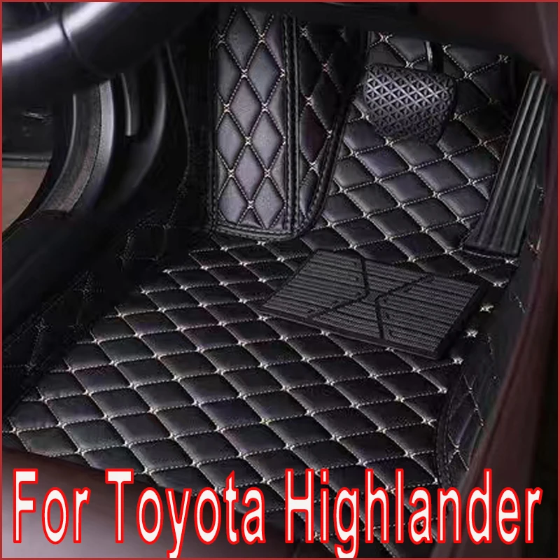 

Автомобильные коврики для Toyota Highlander Seven сиденья 2015 2016 2017 2018 2019 2020 2021 под заказ автомобильные накладки на ножки аксессуары для интерьера