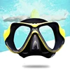 Adult Children Large Frame Scuba Snorkeling Goggles Anti-Fog Swimming Glasses Diving Mask with Half Face Nose Clip
