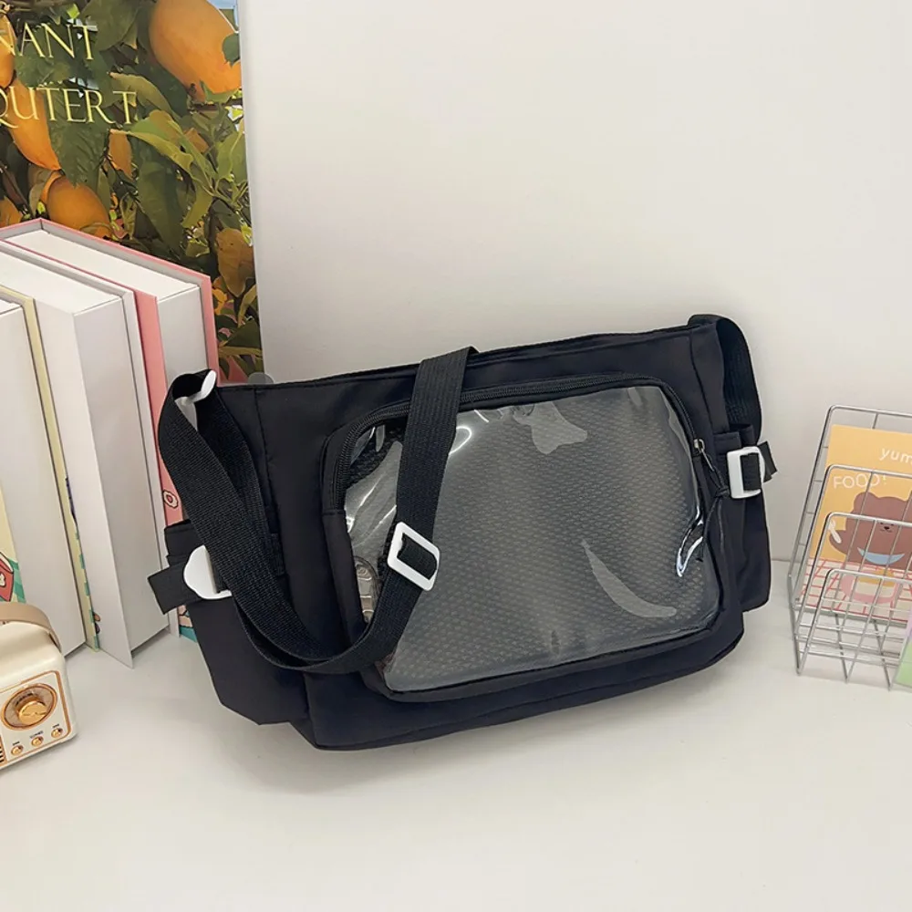 ตัวเลือกสินค้า กระเป๋าสะพายซิป Itabag ไนลอน-ผ้าฝ้าย ดีไซน์สวย ใส่ของได้เยอะ