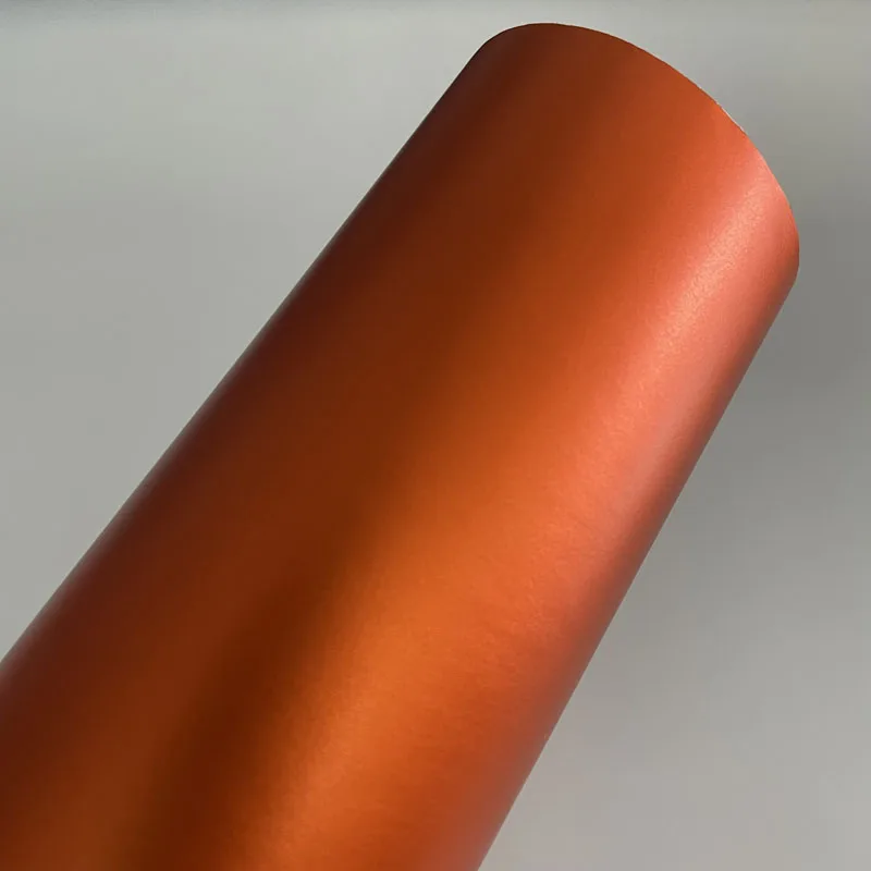 Orange metallique chrome mat pour tout support Tuning Auto Moto Meuble
