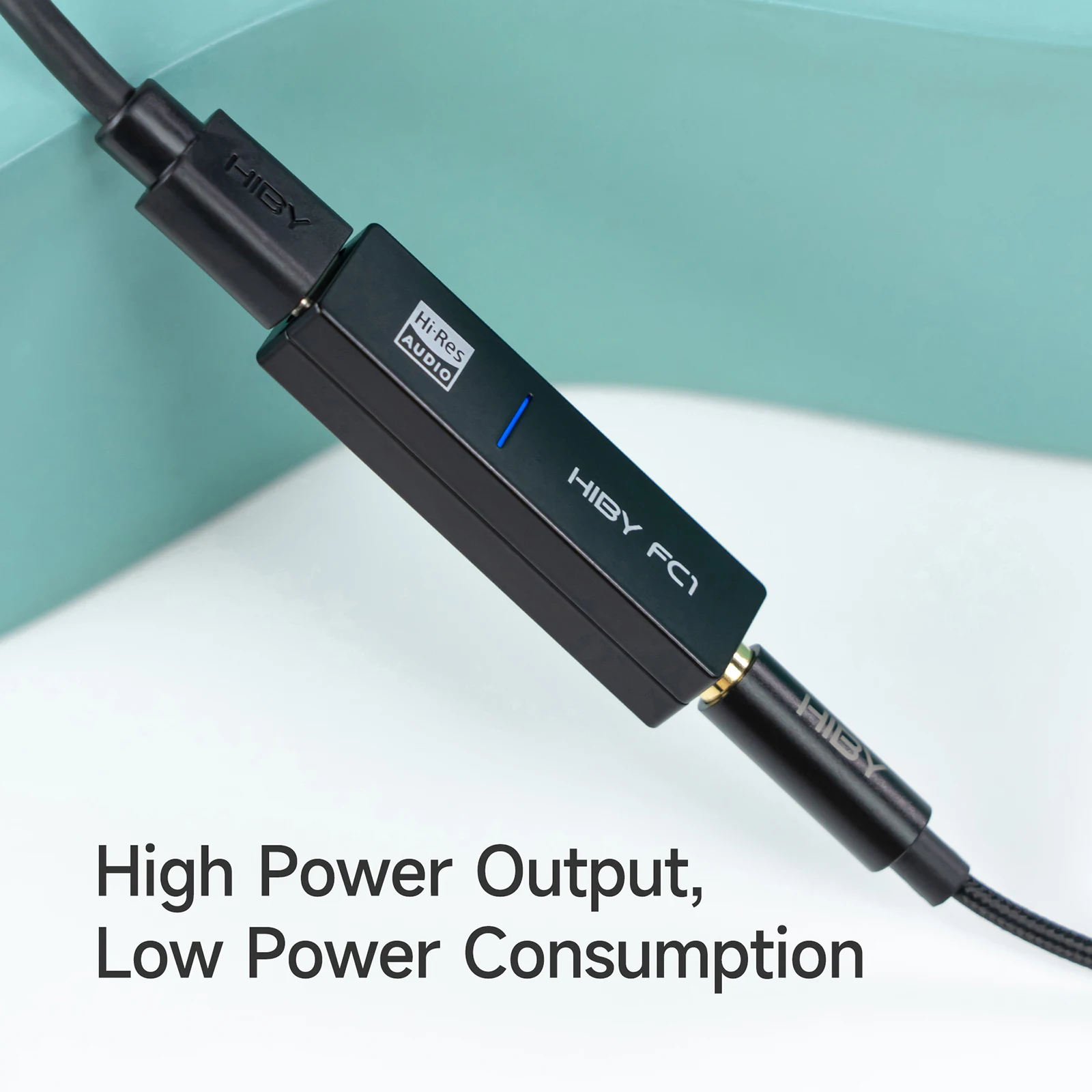 Headphone Audio Decoder HiBy FC1 Type C USB DAC AMP HiFi 3.5mm Output PCM384kHz/32bit CS46L41 for Android iOS Win10 Mac
