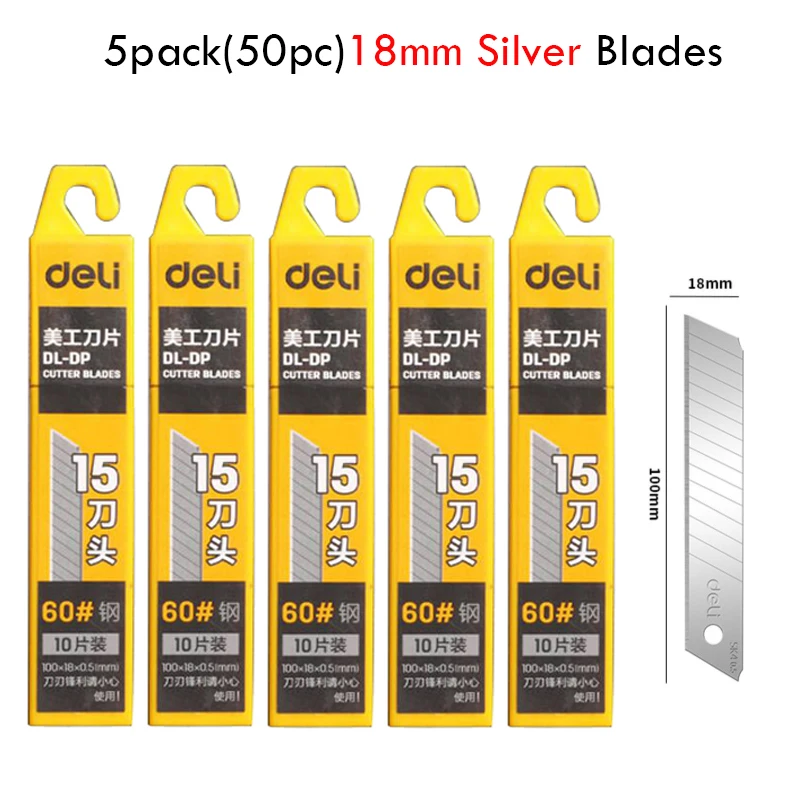 50Silver 18MM Blades