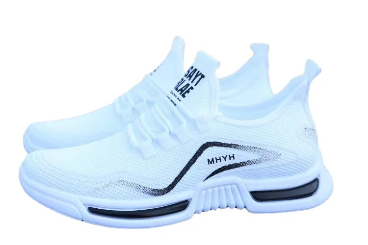 Sneakers for Men's Summer Sports Shoes Comfortable and Breathable Small White Shoes Flying Woven Casual casual shoes,sports shoes,casual sneakers,running sneakers,fashion sneakers