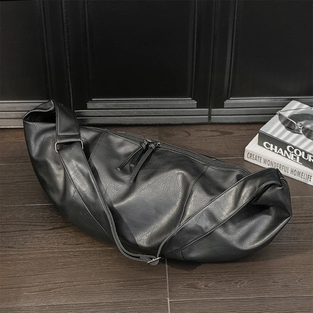 Leather Crossbody Bags Dumpling  Men's Leather Shoulder Bag - New Fashion  Design Bag - Aliexpress