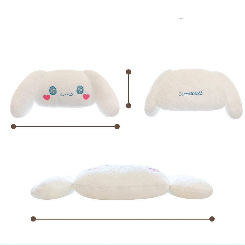 Sanrio Plush Large Size Cinnamoroll Cushion Kawaii Sleeping Plushies Soft Stuffed Pillow Home Decor Girl Gift