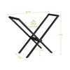 Firewood Rack Indoor for Fireplace Wood Storage,X-Shaped Firewood Log Holder OutdoorHeavy Duty Log Stacker Stand Storage Carrier 4