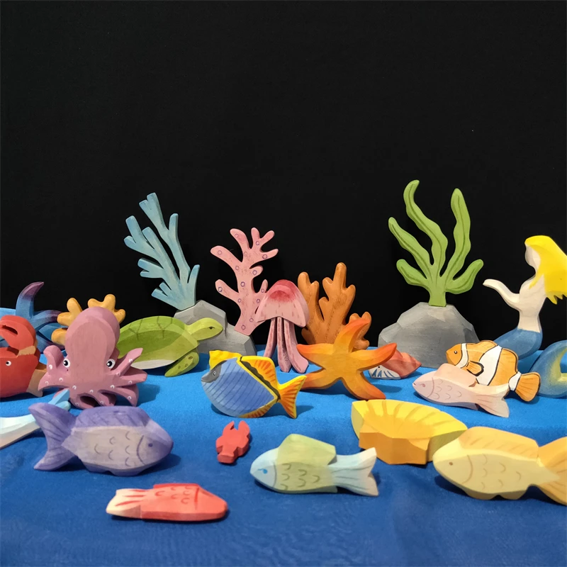 Figurines Plastic Salmon Toy Plastic Salmon Toy Training Aid Fish