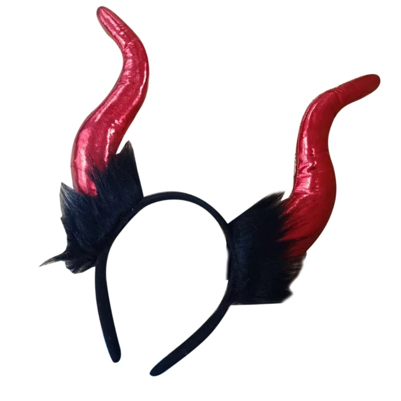 

Halloween Party Hairhoop Devil Horn Hairband Animation Costume Party Props Headdress Theme Party Headband Accessories