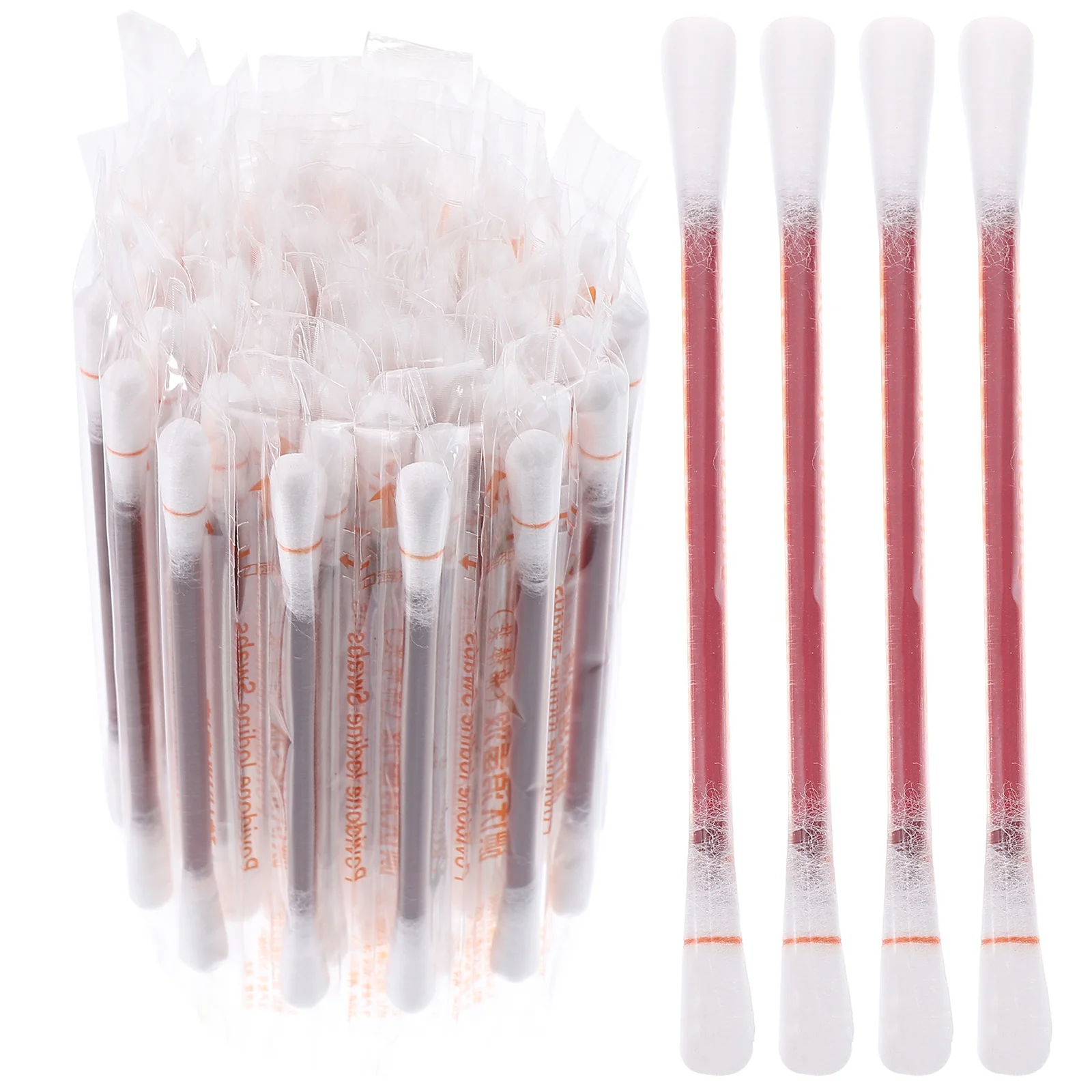 

100 шт., ватные палочки-аппликаторы для макияжа