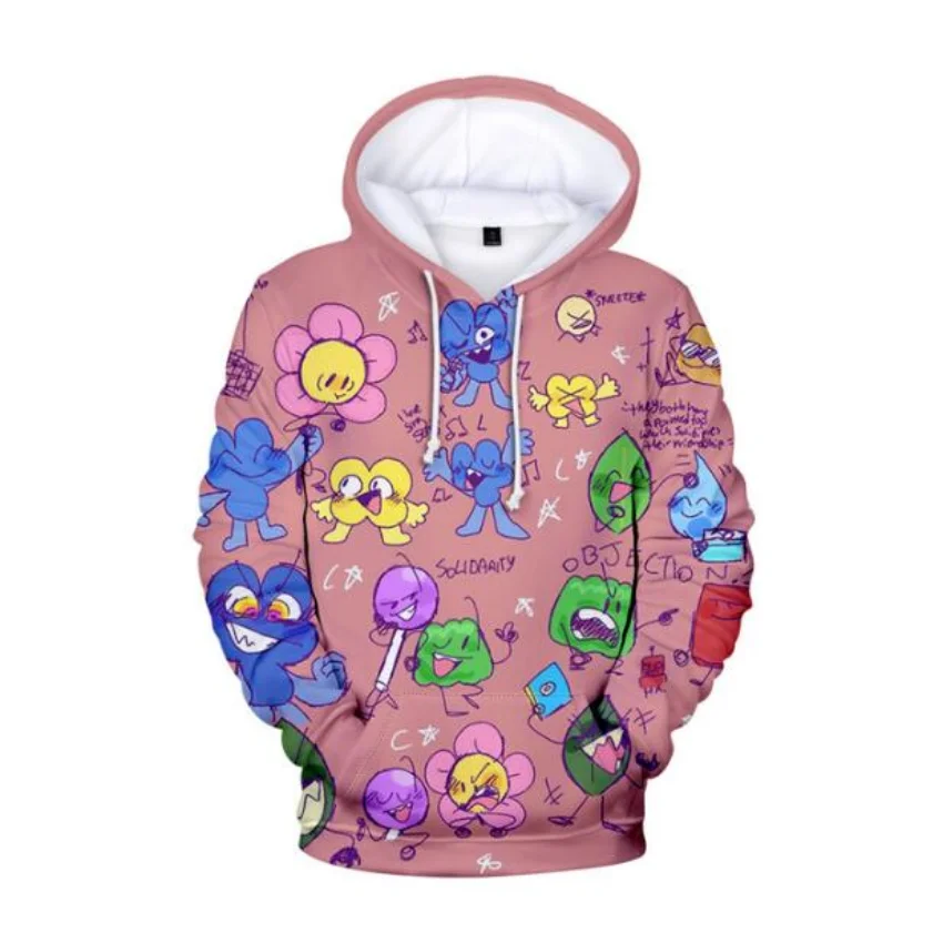 Jacknjellify Battle for Dream Island 3D Print Women/men Hoodie Sweatshirt Streetwear Hip Hop Pullover Hooded Jacket Outwear