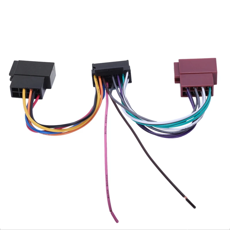 Car Stereo Radio Harness 2X 16Pin For Sony Radio Play Plug Auto Adapter Harness Connector Sksy16-21 + Iso