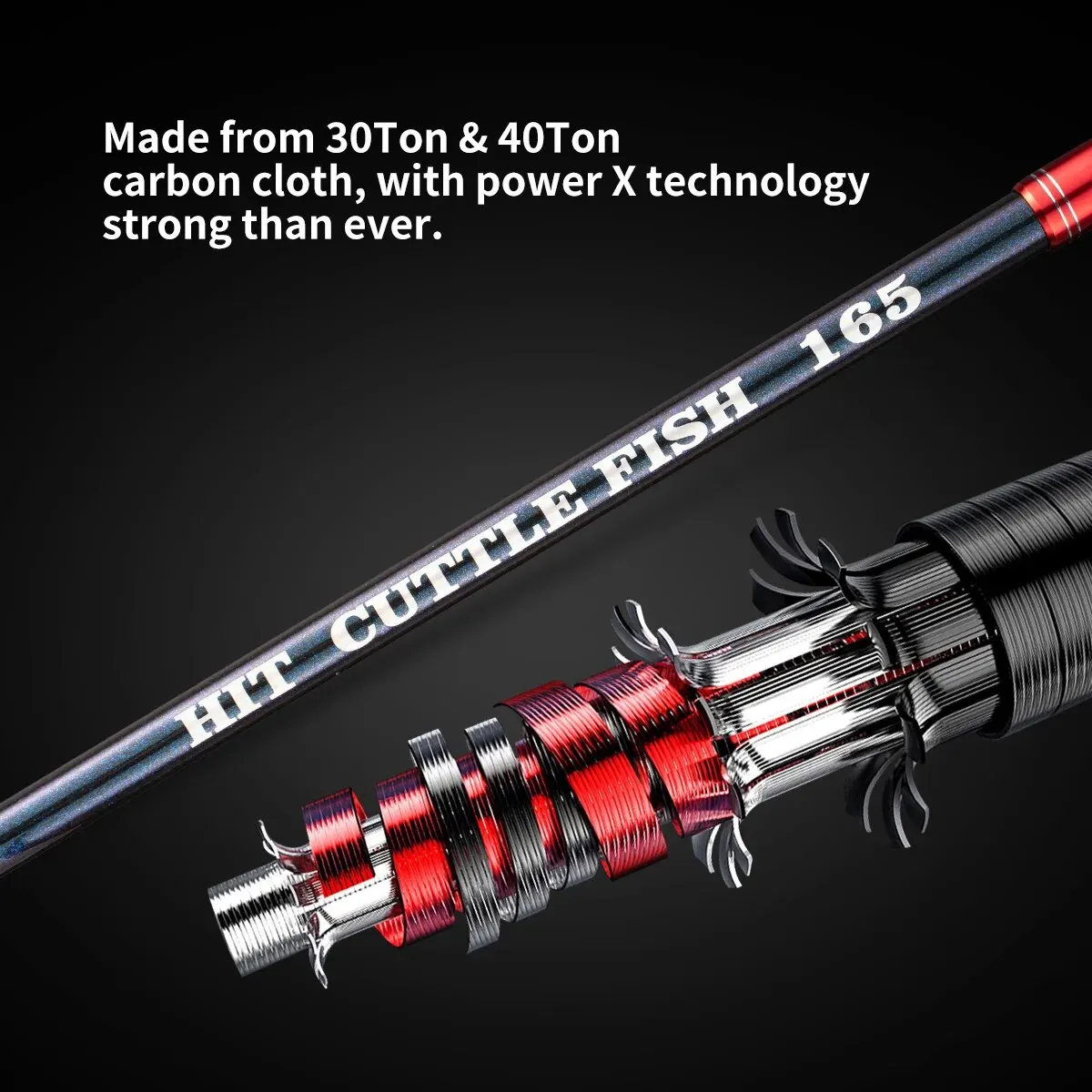 Ultralight Carbon Squid & Octopus Jigging Rod 20–120g 3