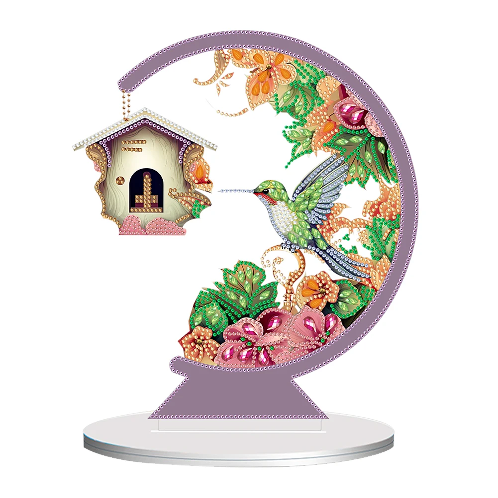 DIY Moon Diamond Art Painting Ornament