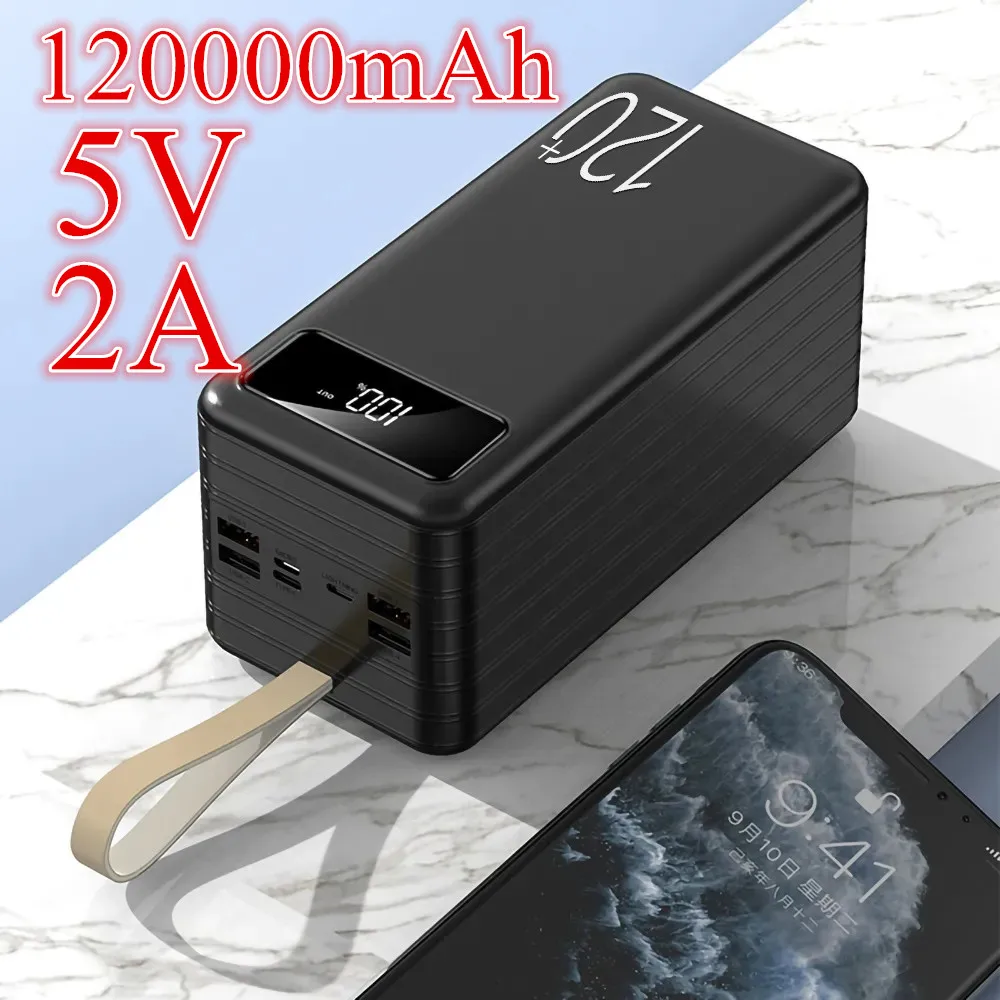 Schnelleladepowerbank120000mAh18650powerpackSupergroekapazit