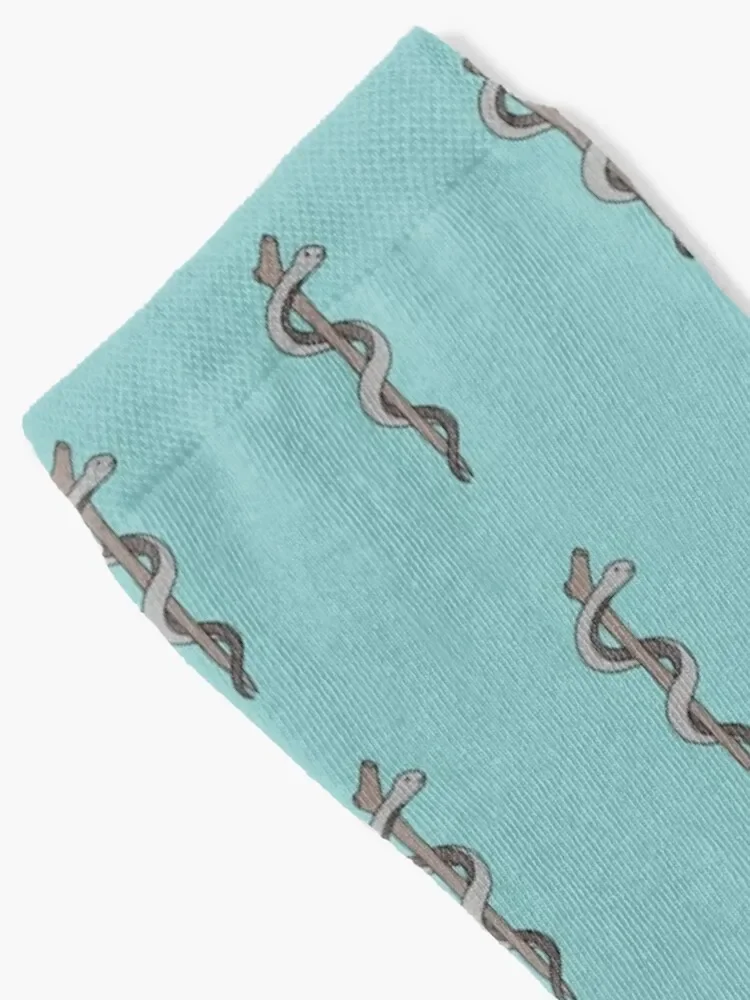 Rod of Asclepius Socks women socks gifts for men