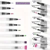 9PCS Watercolor Brush Pens, Refillable Ink and Water Brush Pens for Paints, Artists, Painting, Calligraphy 2