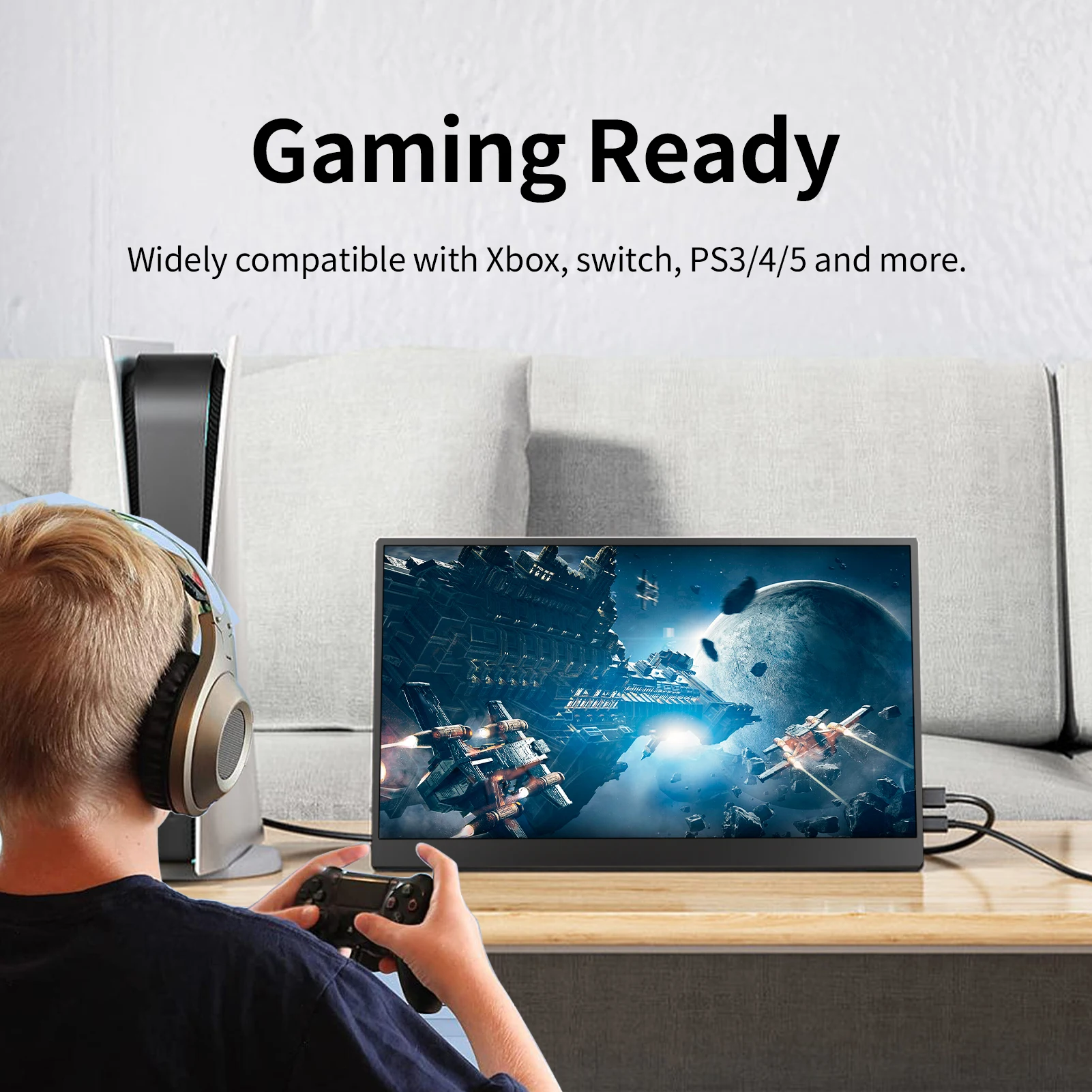 KELIWEI ޴ ũž ,  Ŀ USB-C, HDMI ȣȯ ÷, XBOX Switch PS4 ƮϿ, 14 ġ IPS, 1920x1080