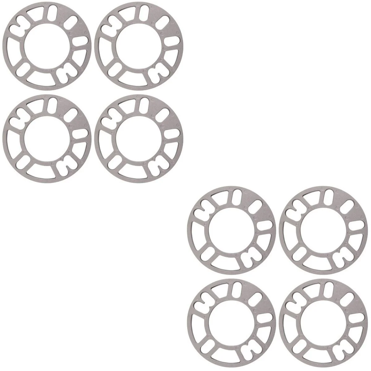 

8 Pcs 5mm Wheel Spacers Shims Plate Alloy Aluminum 4 & 5 Stud for Autocar Universal