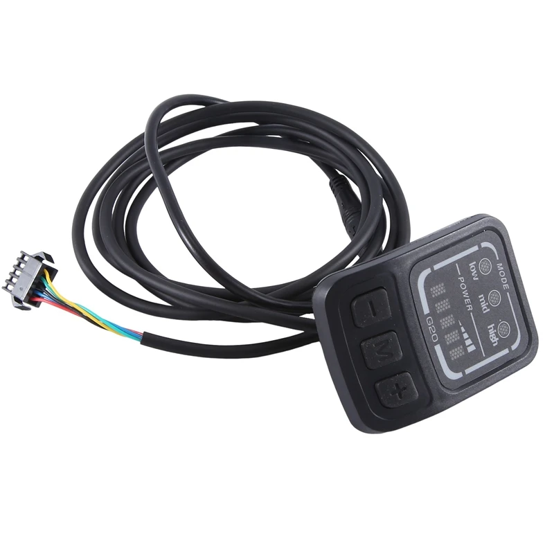 

Electric Bicycle Display G20 LCD Display Control 24V 36V 48V Speed Meter Speedometer Wired SM Connector