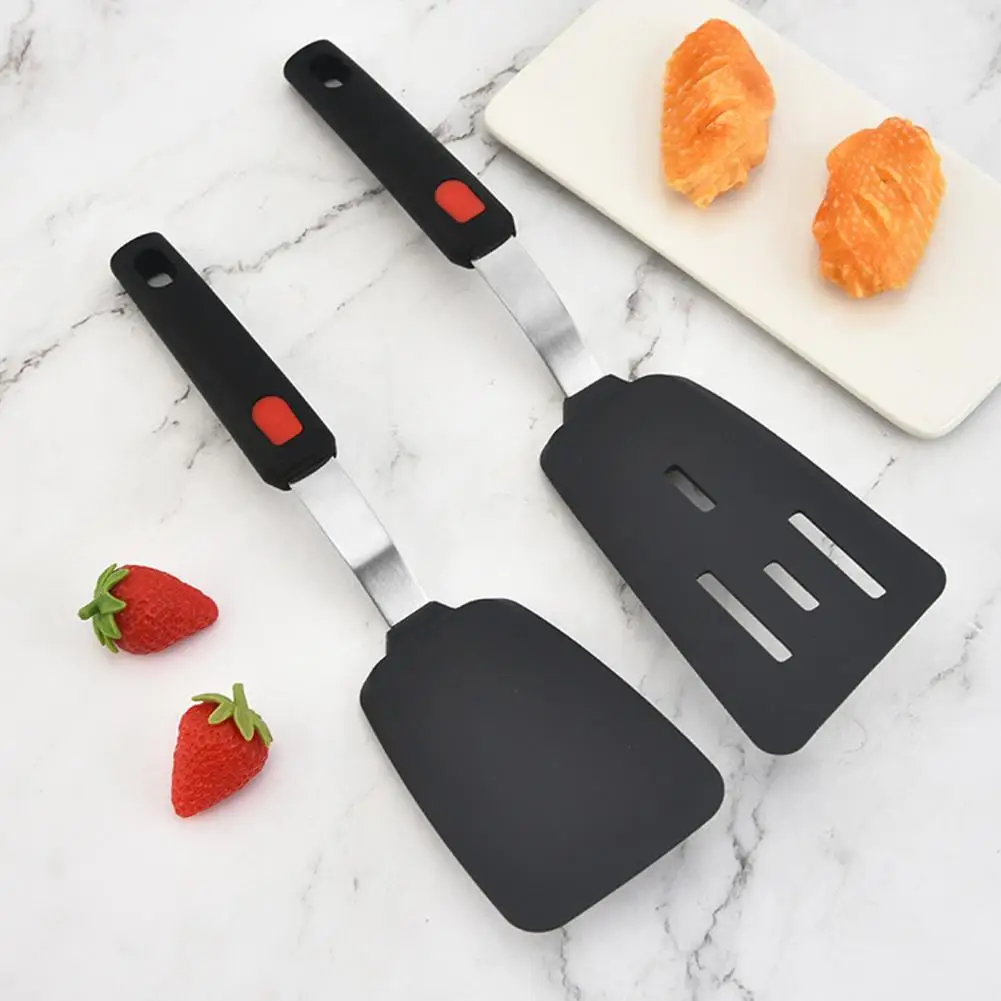 5 Pcs Cooking Spatulas Turner Hollow Out Heat-resistant Food Grade Wide Nonstick Kitchen Egg Pancake Steak Cooking Spatulas
