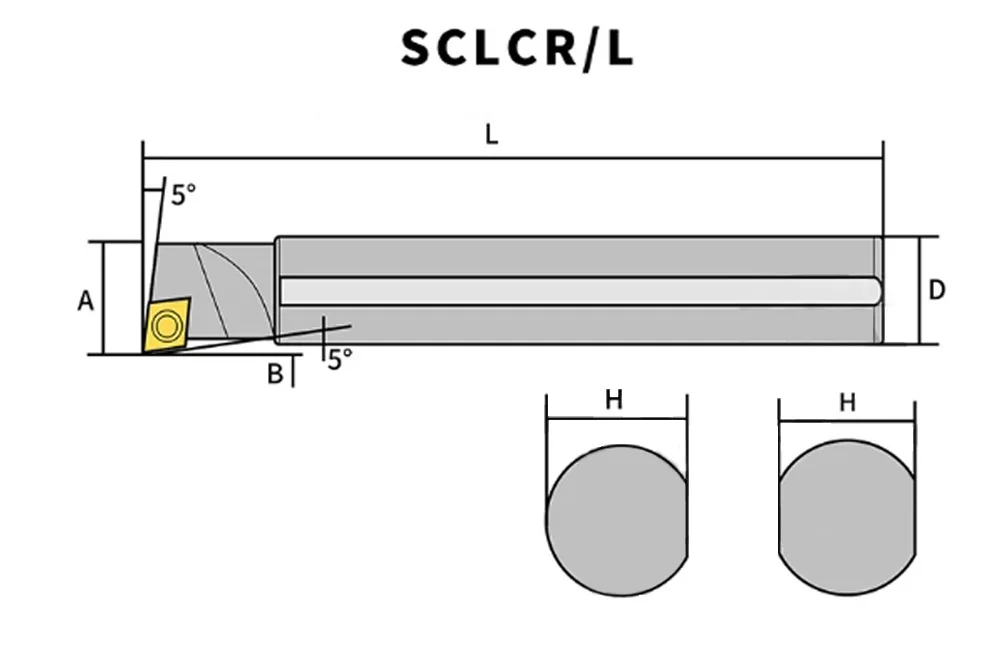 Hochgeschwindigkeitsstahl 4 5 6 7 8 10mm Anti-Vibrations-Mini-Drehmaschine CNC-Maschinenzubehör Stützwerkzeughalter Metallstab Bohrstange HSS – Detail 11
