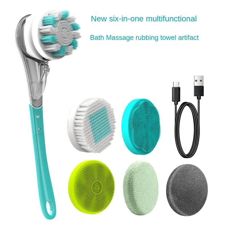 New-Waterproof-Electric-Bath-Brush-Multifunctional-Massage-Bath-Brush ...