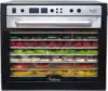 Sedona SDC-S101-B Supreme Commercial Electric Food Dehydrator with Stainless Steel Dehydrator Rack Trays, Black, 17"X19. 1