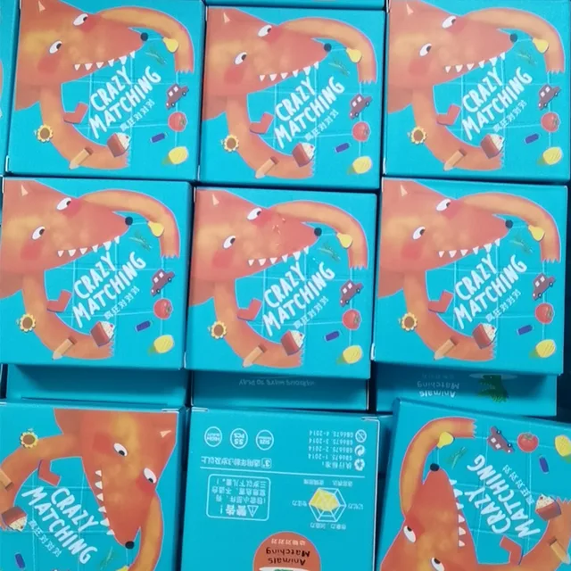 Board Game Toys Children Crazy Matching Pairing Find Same Card Parent-child Interactive Game Exercise The Sensory System Toys 2