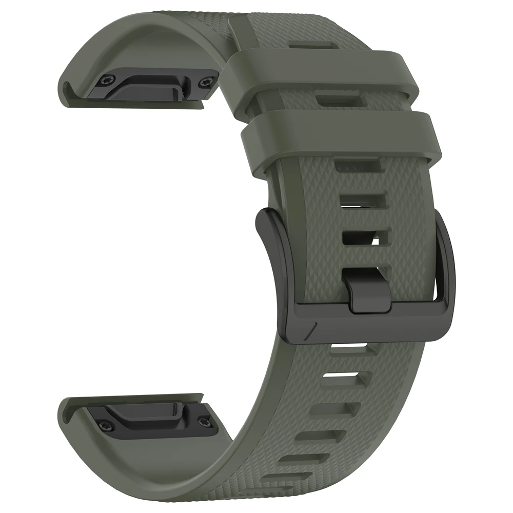 Official QuickFit Silicone Strap - Universal 26mm/22mm Adjustable Band, Unisex Replacement Bracelet