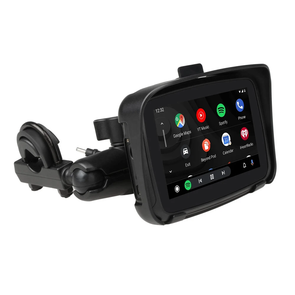 EKIY GPS Navigation Motorcycle IPX7 Waterproof Apple Carplay Display Screen  Portable Motorcycle Wireless Android Auto Monitor - AliExpress
