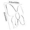 Acrylic Butterfly Vase Desktop Decoration Butterfly Flower Planter Simple Style Transparent Vase Butterfly-Shaped Flowers Vase 6