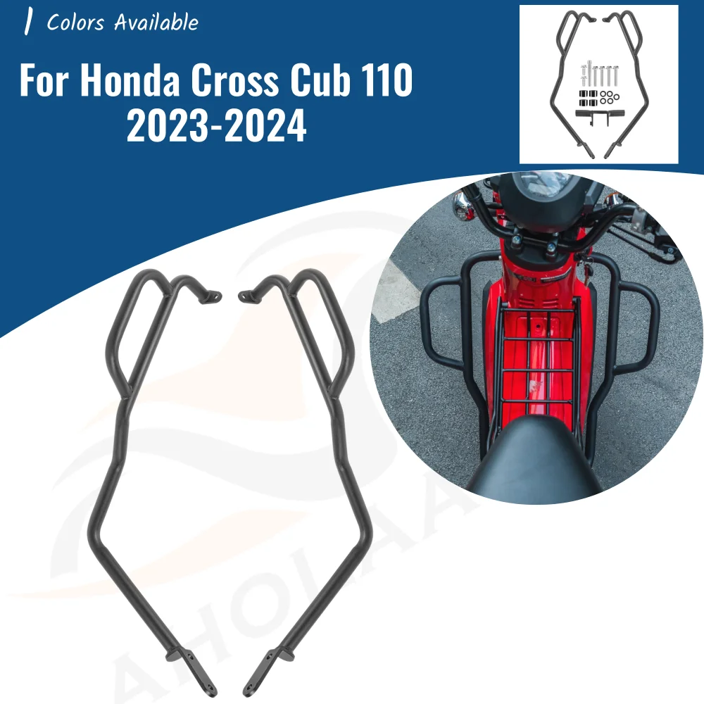 

Cross Cub 110 Crash Bar Engine Side Guard Bumper Frame Slider Falling Protector for Honda Crosscub CC110 2023 2024 Accessories