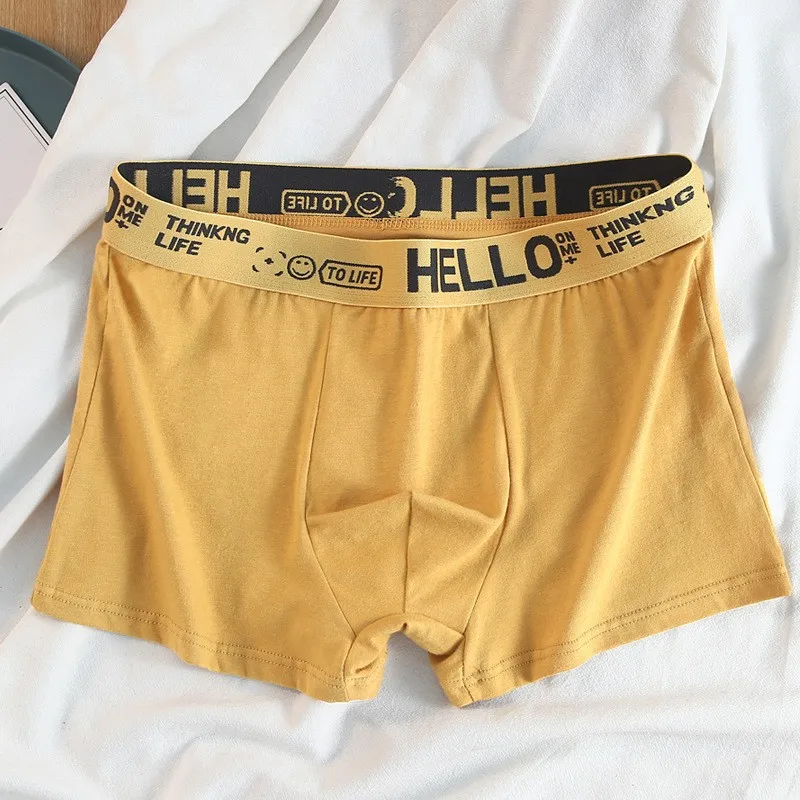 Description Picture 3 of item5pcs Men’s Underwear Male Boxershort Sexy Underpant Refreshing Comfortable Breathable Fashion New Style Catton Boy Catton Boxers
