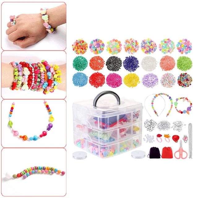 Jolitac Jewelry Making Supplies Kit Jewelry Beads, Charms, Findings, Jewelry Pliers, Be