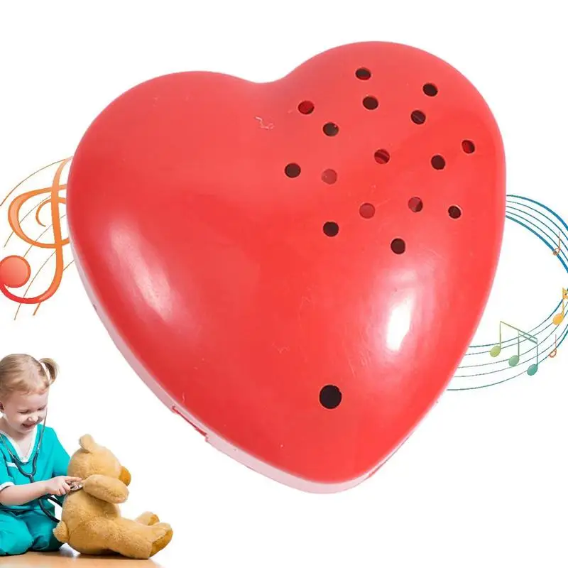 Mini Voice Recorder Heart Shaped Voice Box For Speaking Recordable Buttons For Kids 30 Seconds Sound Box For Stuffed Animal Doll 32gb mini voice recorder digital voice activated voice recorder with clip mp3 player suitable for lectures meetings classrooms