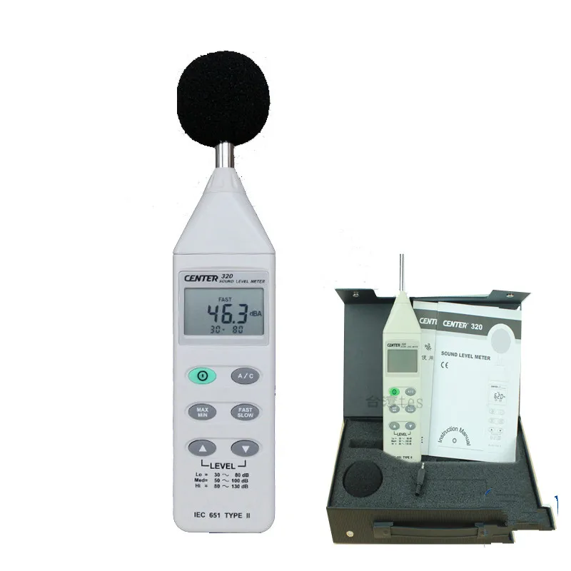 

Digital Sound Level Meter CENTER-320(30-130dB) 1pc with Wholesale & Retailers