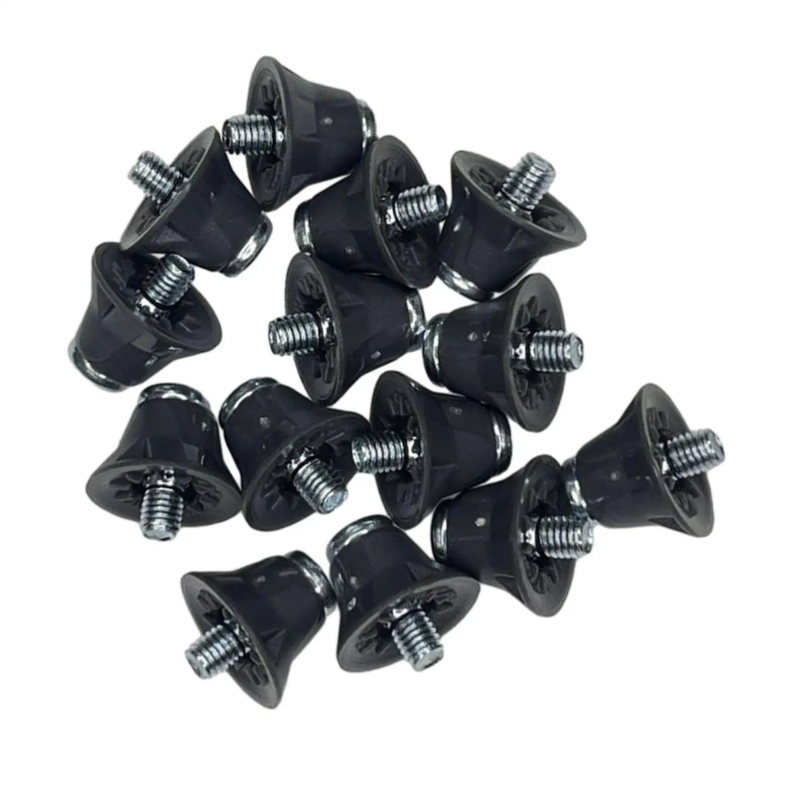 14Pcs Rugby Studs Replacement Spikes M5 Threaded Turf Football Boot Spikes Soccer Shoe Spikes for Athletic Sneakers Training